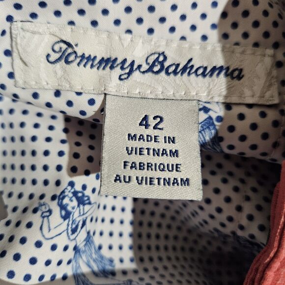 Tommy Bahama Men's Athletic Shorts in Salmon - Picture 6 of 7